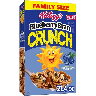 Kellogg's Blueberry Bran Crunch Oat Clusters Breakfast Cereal - 21.4oz