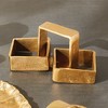 Plum & Post Corbin Square Chain Sculpture - Gold - 4 of 4