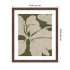 Kate and Laurel Leafy Whispers by Treechild Framed Wall Art Print, 22 x 26, Florence Medium Brown - 2 of 4