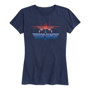 Women's - Top Gun - Top Gun Fighter Jet Logo Short Sleeve Graphic T-Shirt - 1 of 4