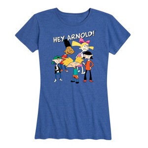 Women's - Hey Arnold! - Group Shot Short Sleeve Graphic T-Shirt - 1 of 4