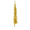 Aghana Digitals 180cm Slim Semi-Circular Gold Artificial Half Christmas Tree with 246 PVC Tips & - 4 of 4