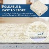 Living Room Rug Washable Indoor Carpet with Non-Slip Backing, Non-Shedding Distressed Printed Rug, Traditional Area Rug for Bed Room - 4 of 4