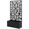 Outsunny Metal Raised Garden Bed with Trellis, Freestanding or Wall Mounted Raised Flower Bed with Privacy Panel for Garden, Patio, Balcony - 4 of 4