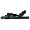 Journee Collection Womens Kiandra Espadrille Flat Sandals Black 6.5 - 2 of 4