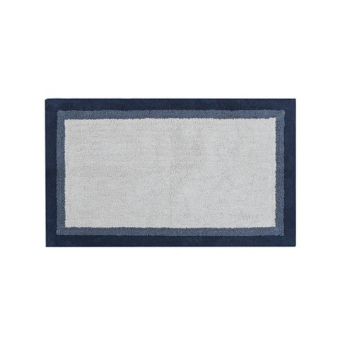 27x45 Spa Cotton Reversible Bath Rug Gray : Target