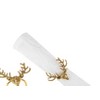 C&F Home Bronze Deer Head Decorative Napkin Ring, Set of 4 - 2 of 4