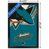Trends International NHL San Jose Sharks - Logo 14 Framed Wall Poster Prints - 3 of 4