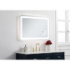 Elegant Lighting Lux 27in x 40in Hardwired LED mirror with magnifier and color changing temperature 3000K/4200K/6000K - 4 of 4
