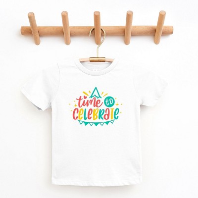 The Juniper Shop Time To Celebrate Toddler Short Sleeve Tee