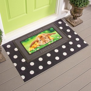 Evergreen Bunny and Duckling Sassafras Indoor Outdoor Switch Doormat 1'10"x10" Multicolored - 1 of 2