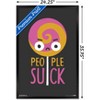 Trends International David Olenick - People Suck Framed Wall Poster Prints - 3 of 4