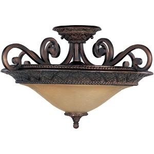 Maxim Lighting Symphony 3 - Light Semi-Flush Mount in  Oil Rubbed Bronze - 1 of 2