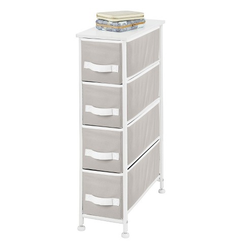 REAHOME 4 Drawer Vertical Storage Organizer Narrow Tower Dresser