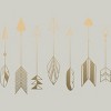 Men's Design By Humans Be Brave Little Arrow (gold) By staceyroman T-Shirt - 2 of 2