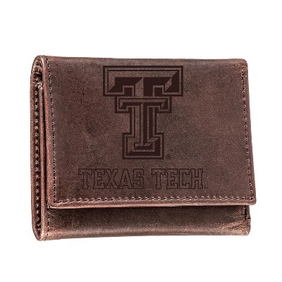 Evergreen Texas Tech University Crazy Horse Collection Tri-Fold Wallet