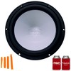 Wet Sounds 12" Black Marine Subwoofer 2-OHM + Silver XS Grill - 2 of 4