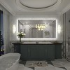 Apmir Super Bright 192 LEDs/m Back LED Lighted Anti-Fog Tempered Glass Bathroom/Vanity Mirror with ETL & 3-Year Warranty - 2 of 4