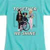 Girls' - Barbie - Together We Shine Fitted Short Sleeve Graphic T-Shirt - 2 of 4