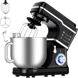 660W 7.5QT Stand Mixer - 10-Speed Dough Mixer with Tilt-Head, Dishwasher-Safe Accessories - 1 of 4