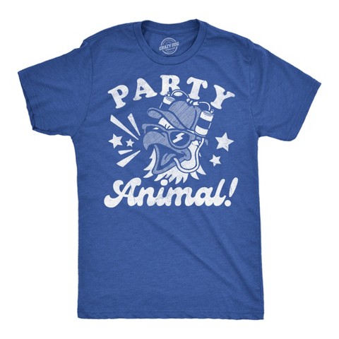 Мужские футболки Crazy Dog T-Shirts, Inc. Mens Funny T Shirts Party Animal Bald Eagle Sarcastic Fourth Of July Graphic Novelty Tee for Men - Crazy Dog Men's T Shirt For Fourth Of July M