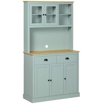 LOKO 72 Kitchen Pantry Cabinet, Freestanding Cupboard Buffet