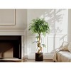 homfan Ficus Tree Artificial, Artificial Plants Indoor in Sturdy White Pot,Indoor Faux Tree for Home Office Decor - 3 of 4