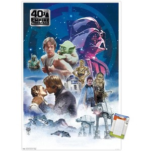Trends International Star Wars: The Empire Strikes Back 40th - Classic Unframed Wall Poster Prints - 1 of 4