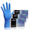 FINITEX Blue Disposable Nitrile Exam Gloves - 200, 600 & 2000 PCS, 3.2mil Rubber Powder-Free Latex-Free Medical Cleaning Food Gloves - 2 of 4