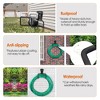 LakeForest"Heavy Duty Iron Wall Mounted Hose Holder, 66LBS Load Capacity, Garden, Garage, Yard Storage"Black - 2 of 4