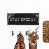 Kendrick Home Stay Spooky Webs Wall Art Black - 3 of 4