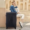 20"/24"/28" 3 pcs/set in ABS Spinner Wheel Luggage, Modern Carry on Suitcase, Matching Color, TSA Combination Lock - 3 of 4