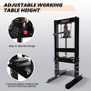 6 Ton Hydraulic Shop Press, H-Frame Garage Floor Adjustable Shop Press with Press Plate, Hydraulic Shop Floor Press for Car Repair and Garage - 3 of 4