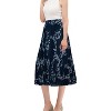 Women's High Waist Pleated A-Line Midi Skirt - Swing Flare Design - 4 of 4