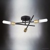 Urban Ambiance Luxury Mid-Century Modern Indoor Ceiling Light,  5-1/8''H x 18"W x 18''D,  Antique Bronze Finish, UHP4423 - 3 of 4