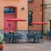 GDFStudio Ella Outdoor 8 Aluminium Ribs Market Umbrella with Crank Lift and Tilt Function - 3 of 4