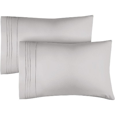 Pillowcase Set of 2 Soft Double Brushed Microfiber - CGK Unlimited