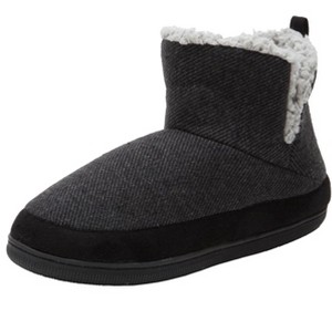 KingSize Men's High Pile Fleece Lined Comfort Slipper Boot - 1 of 4