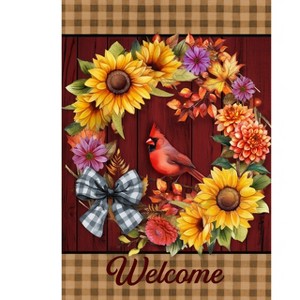 Briarwood Lane Fall House Flag 40x28 For Outdoor Harvest Wreath For Fall House Flag - 1 of 4