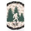 Earth Rugs Big Foot NH Round 7" Coaster – Cabin, Lodge & Forest Style Decor - 3 of 3