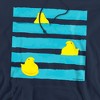Peeps Easter Peeping Behind Stripes Adult Pull-Over Hoodie - 2 of 4