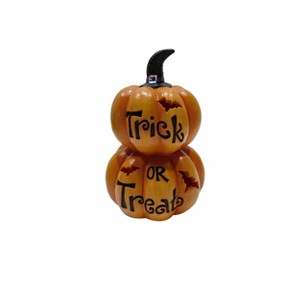 Season's Designs Christmas 10In Trick Or Treat Stacedk Led Pumpkin - 1 of 1