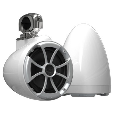 Wet Sounds ICON8-WSC ICON 8" Swivel Clamp Tower Speakers - Pair White