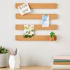 Juvale 6-Pack Cork Board Strips for Walls, Bulletin Board Strip Bar with Adhesive Tape, Hang Memo Pictures Note - 4 of 4