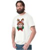 Christmas Reindeer Kitten Adorable Graphic T Shirt Men or Women Brisco Brands - 4 of 4