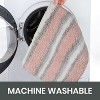 Home Weavers Glamour Collection 100% Polyester Microfiber Bathroom Rug, Non Slip Bath Mat Water Absorbent Soft Microfiber Shaggy Mat Machine Washable - 4 of 4