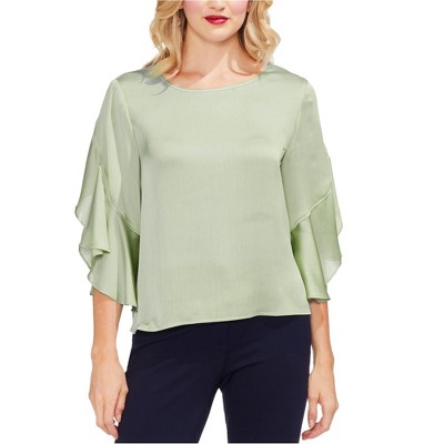 Vince Camuto Womens Tulip Pullover Blouse