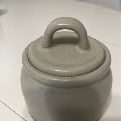 Found French Stoneware Crock - Magnolia