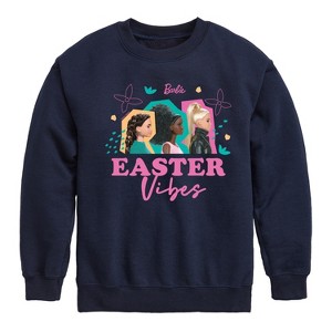 Boys' - Barbie - Easter Vibes Graphic Long Sleeve Fleece Sweatshirt - 1 of 3