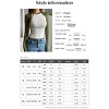 Coolmee Women's Long Sleeve Cropped Tops Slim Fit Stretchy Color Block Slightly Shirts  Fashion Clothes - 3 of 3